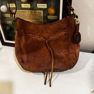 Born Primitive Rustic Brown Shoulder Bag